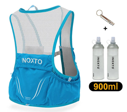 Gilet d'hydratation outdoor inoxto/ flasques x2