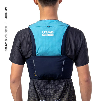 Gilet d'hydratation UTMB professionnel/gourde 500ml x2