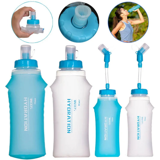 Gourde souple pliable 300/400/500 ml.