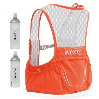 Gilet d'hydratation outdoor inoxto/ flasques x2