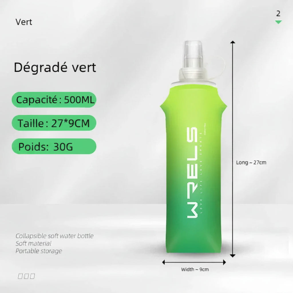 Flasques 250/500ml multicolores