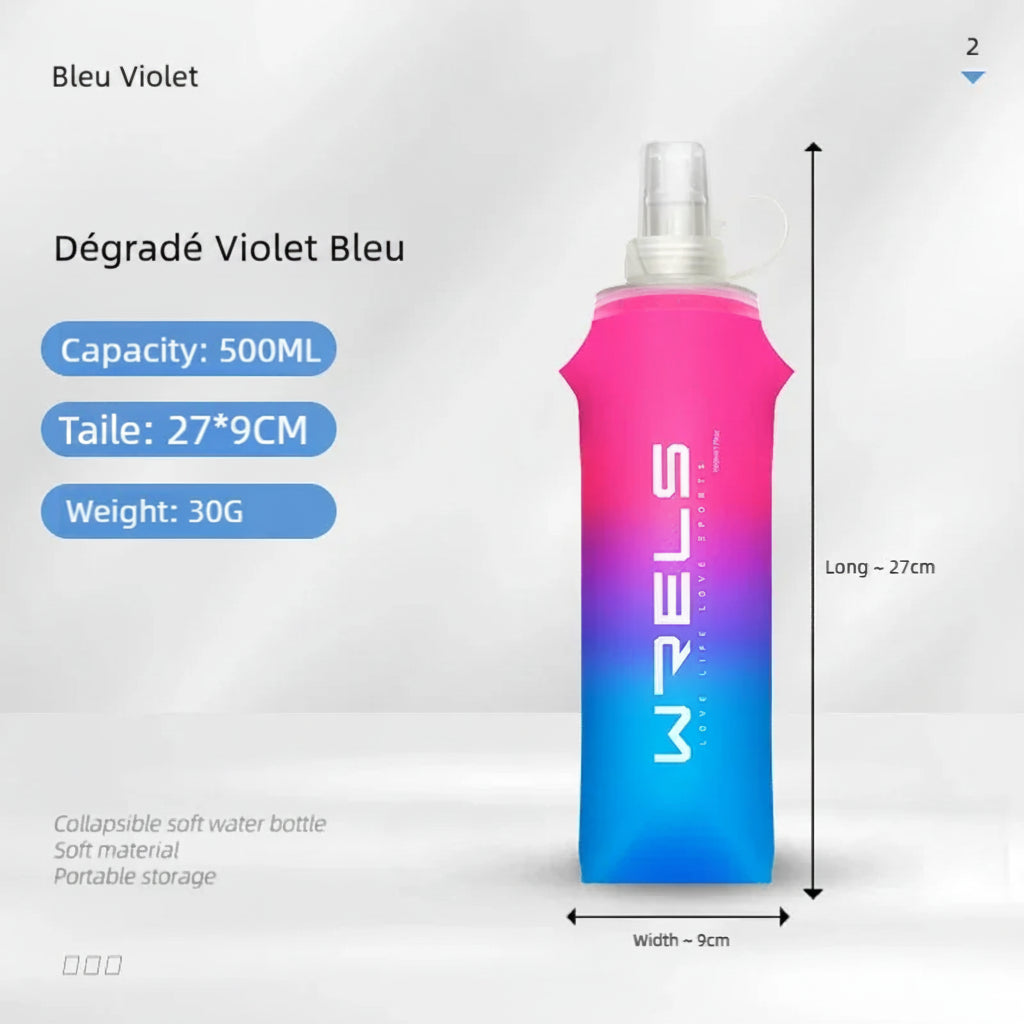 Flasques 250/500ml multicolores